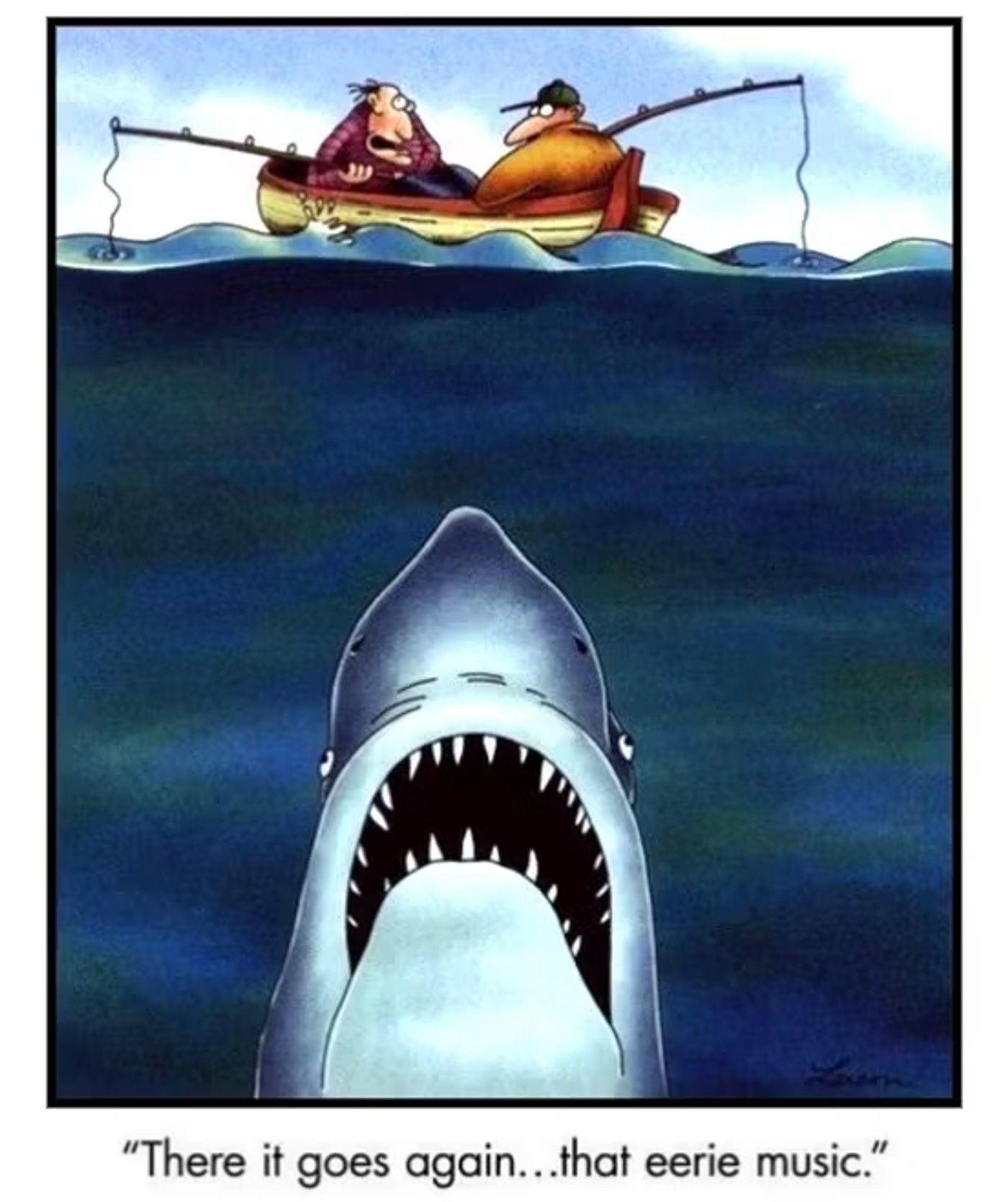 the far side jaws comic