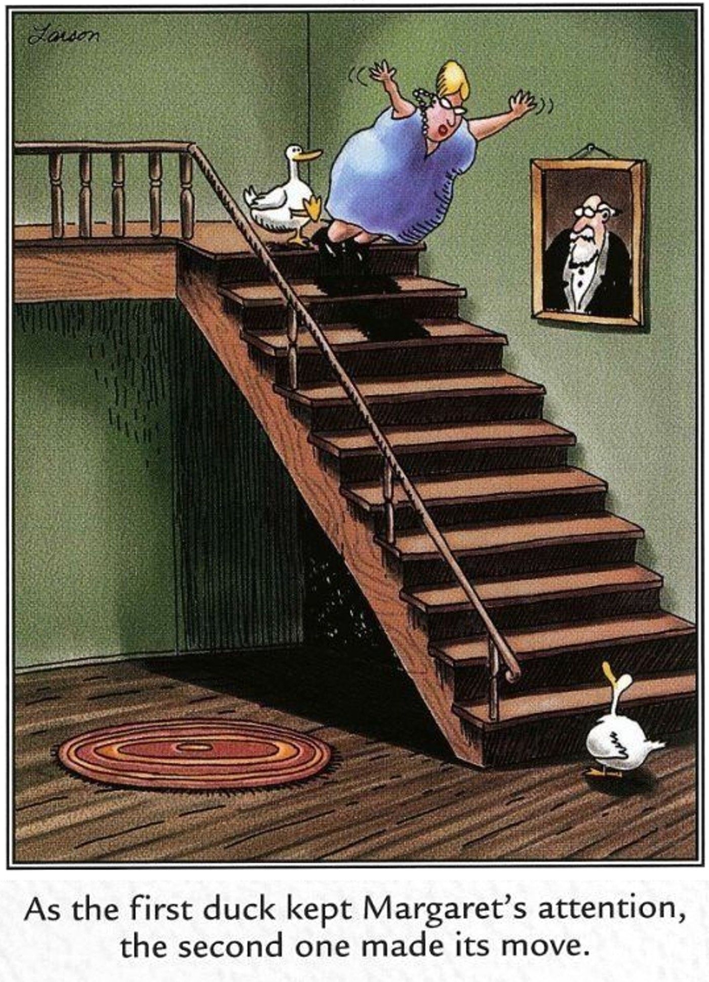 the far side killer ducks