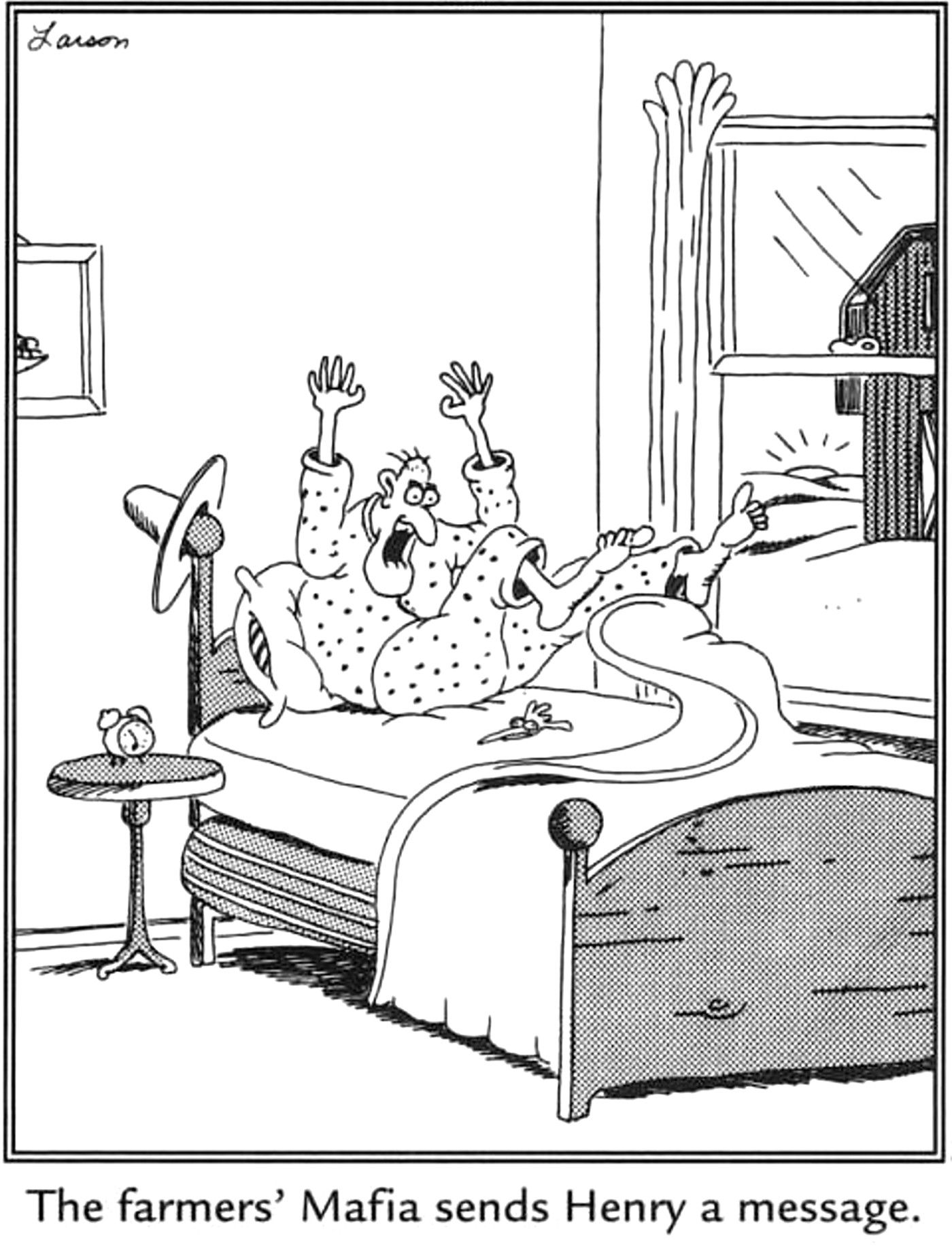 THE FAR SIDE THE GODFATHER