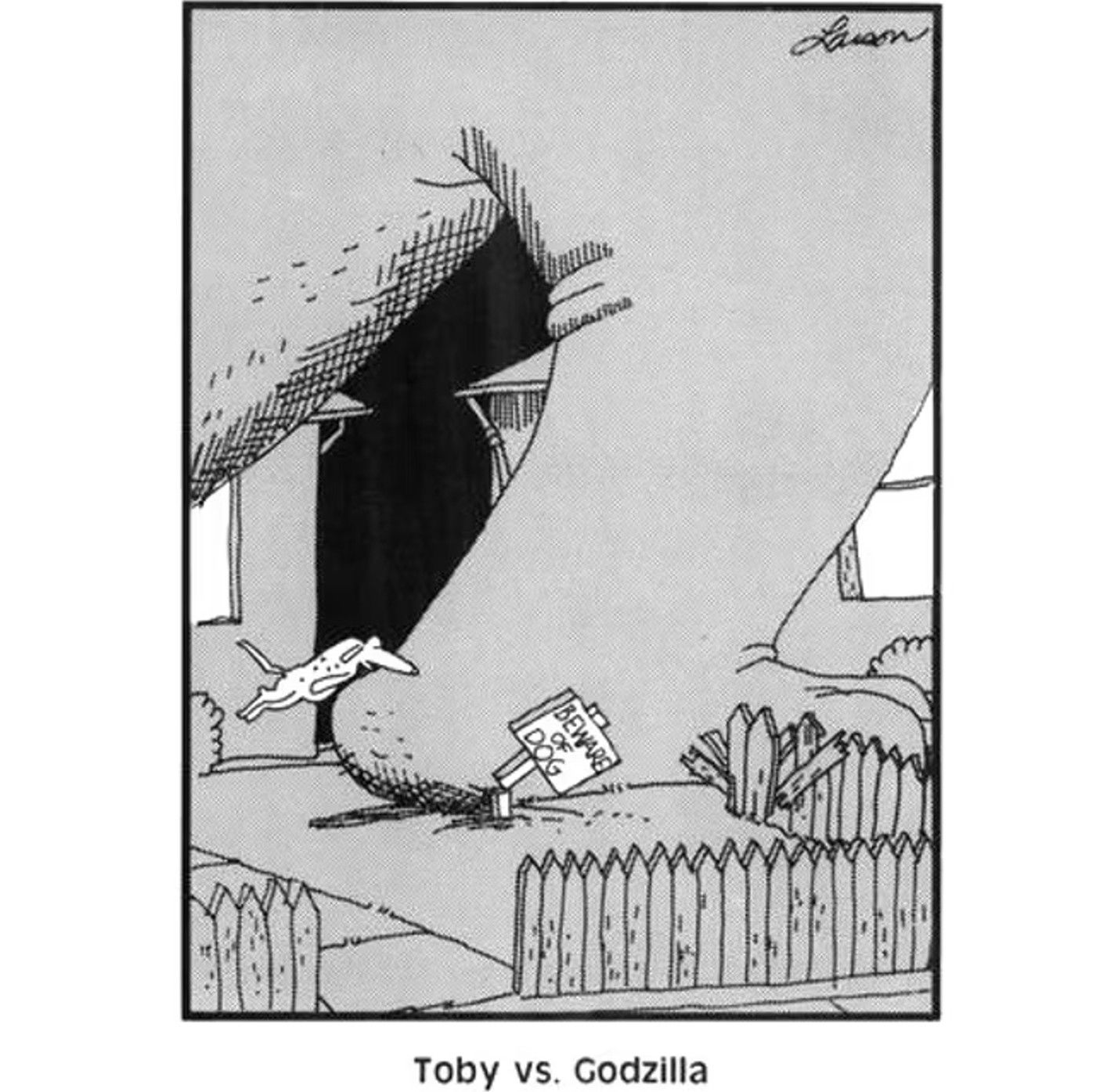 the far side toby vs godzilla movie