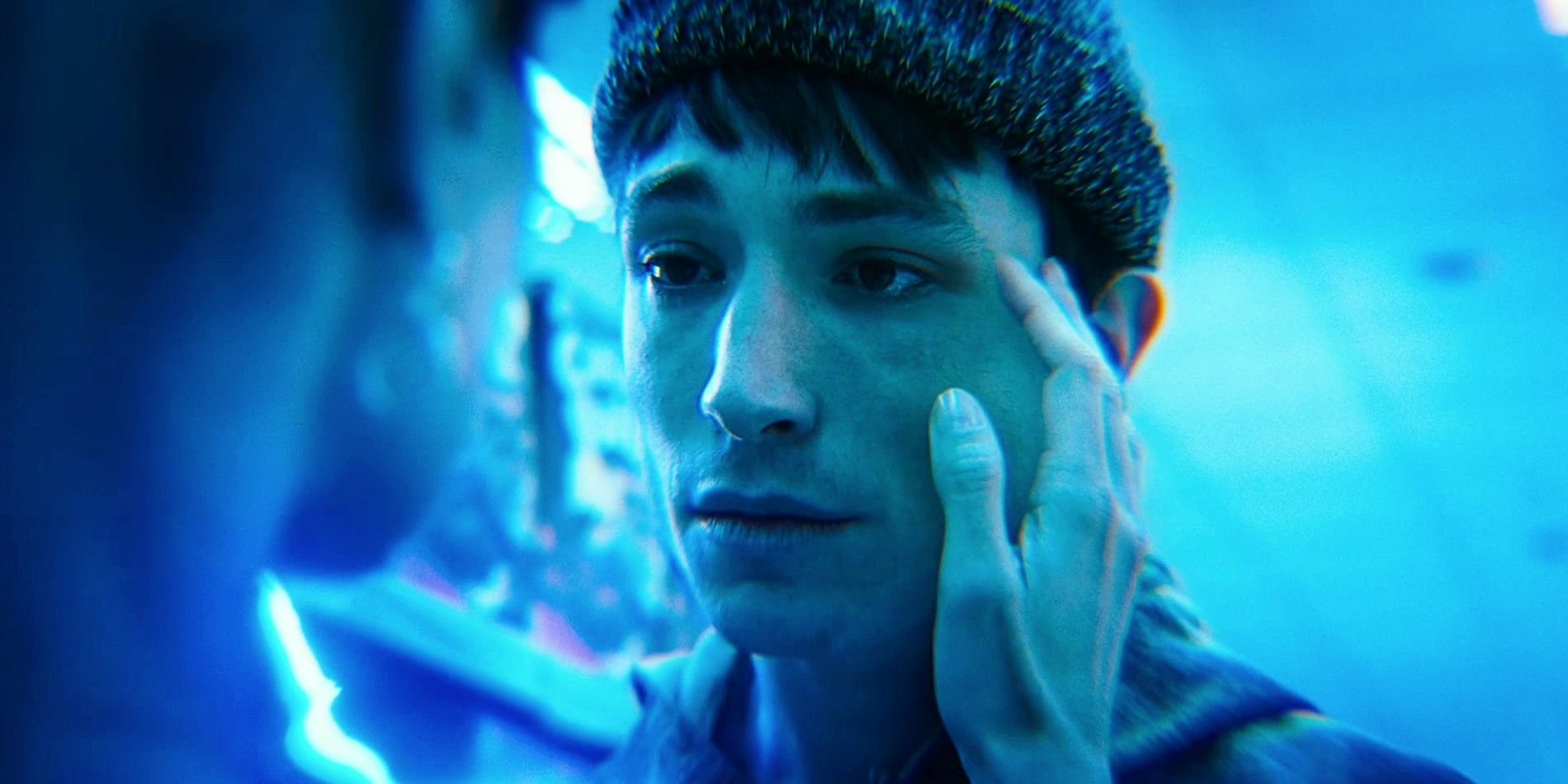 The Flash scene with Barry saying goodbye to his mom using super speed.