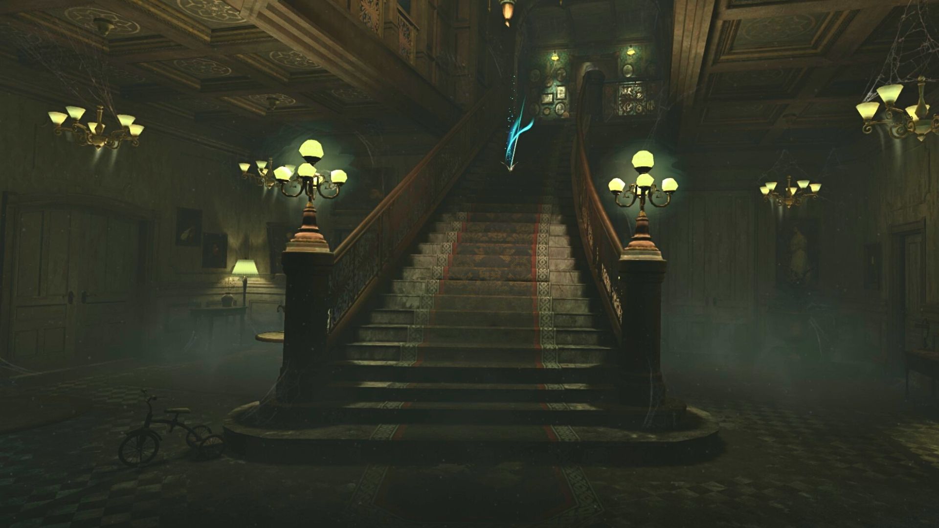 The grand staircase in 7th Guest VR