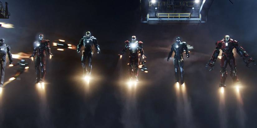 The Iron Legion in Iron Man 3