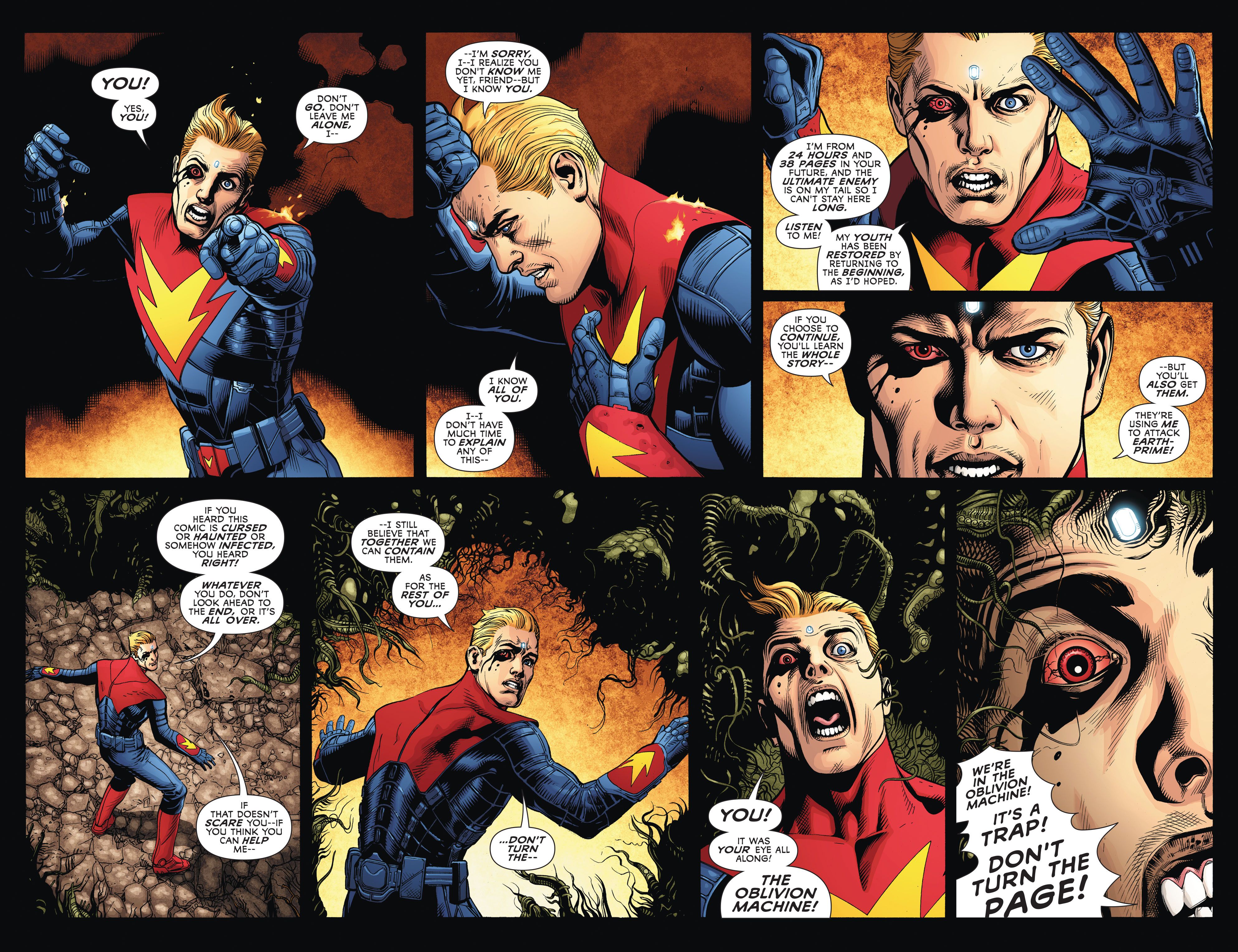 The Multiversity Ultra Comics # 1 Spread de página dupla