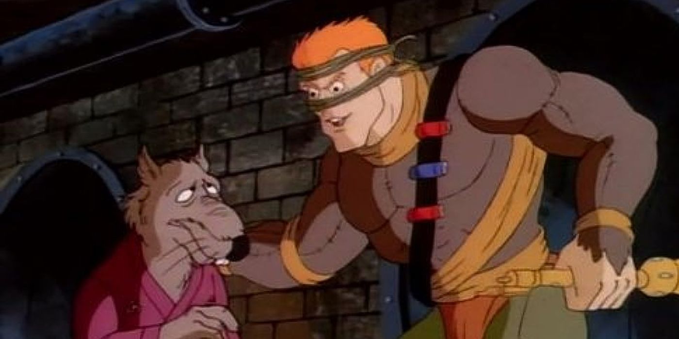 The Rat King and Splinter in TMNT