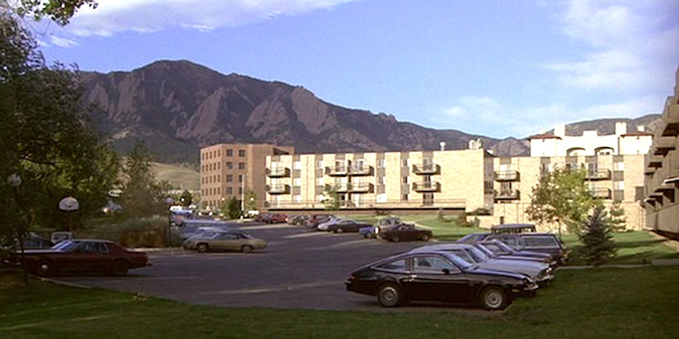 The Torrance's apartment building in Boulder in The Shining