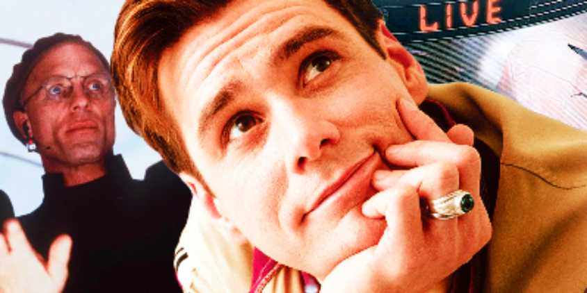 Collage of Christof and Truman from The Truman Show