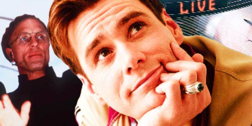 Collage of Christof and Truman from The Truman Show