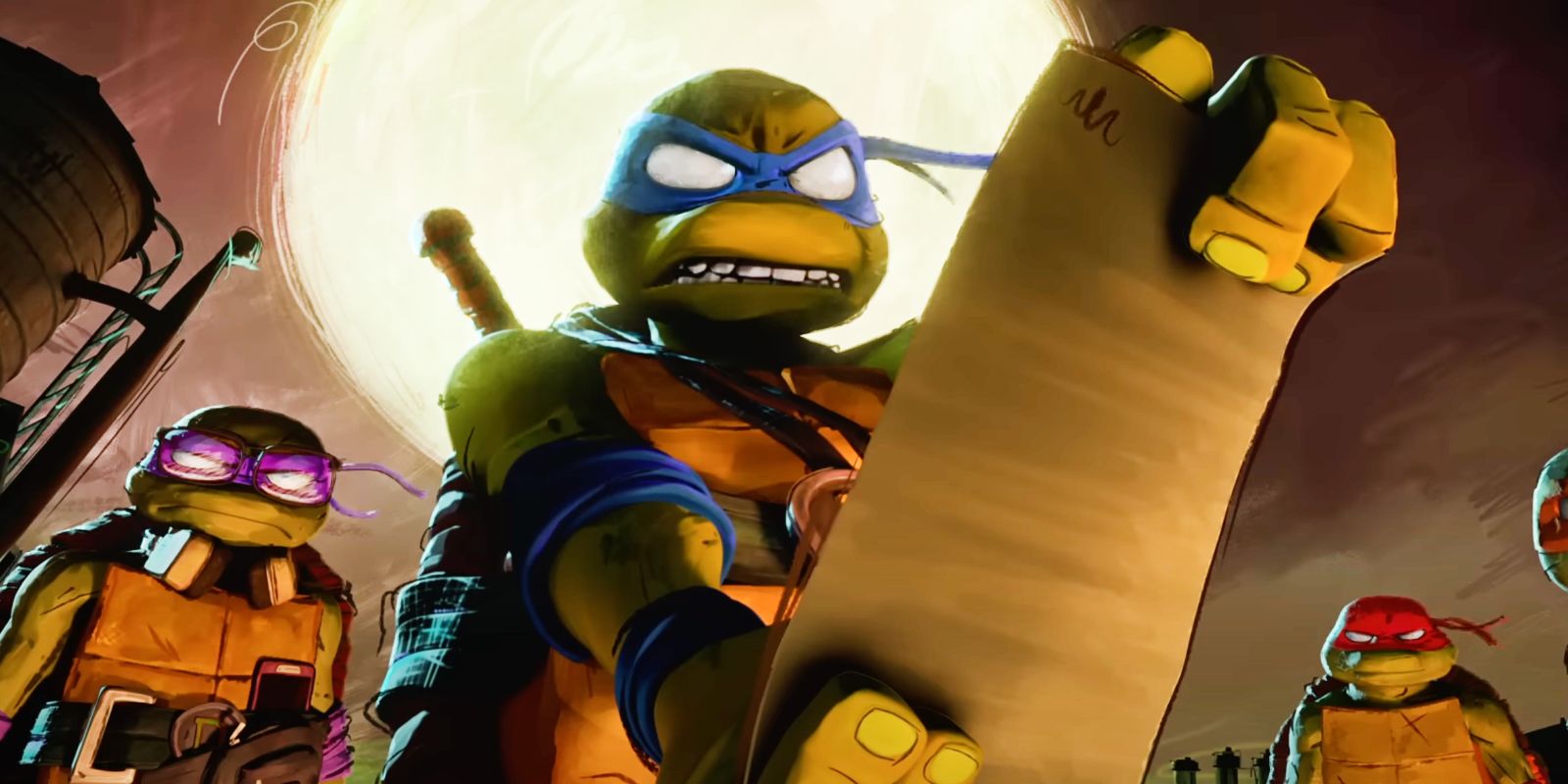 The turtles in Mutant Mayhem