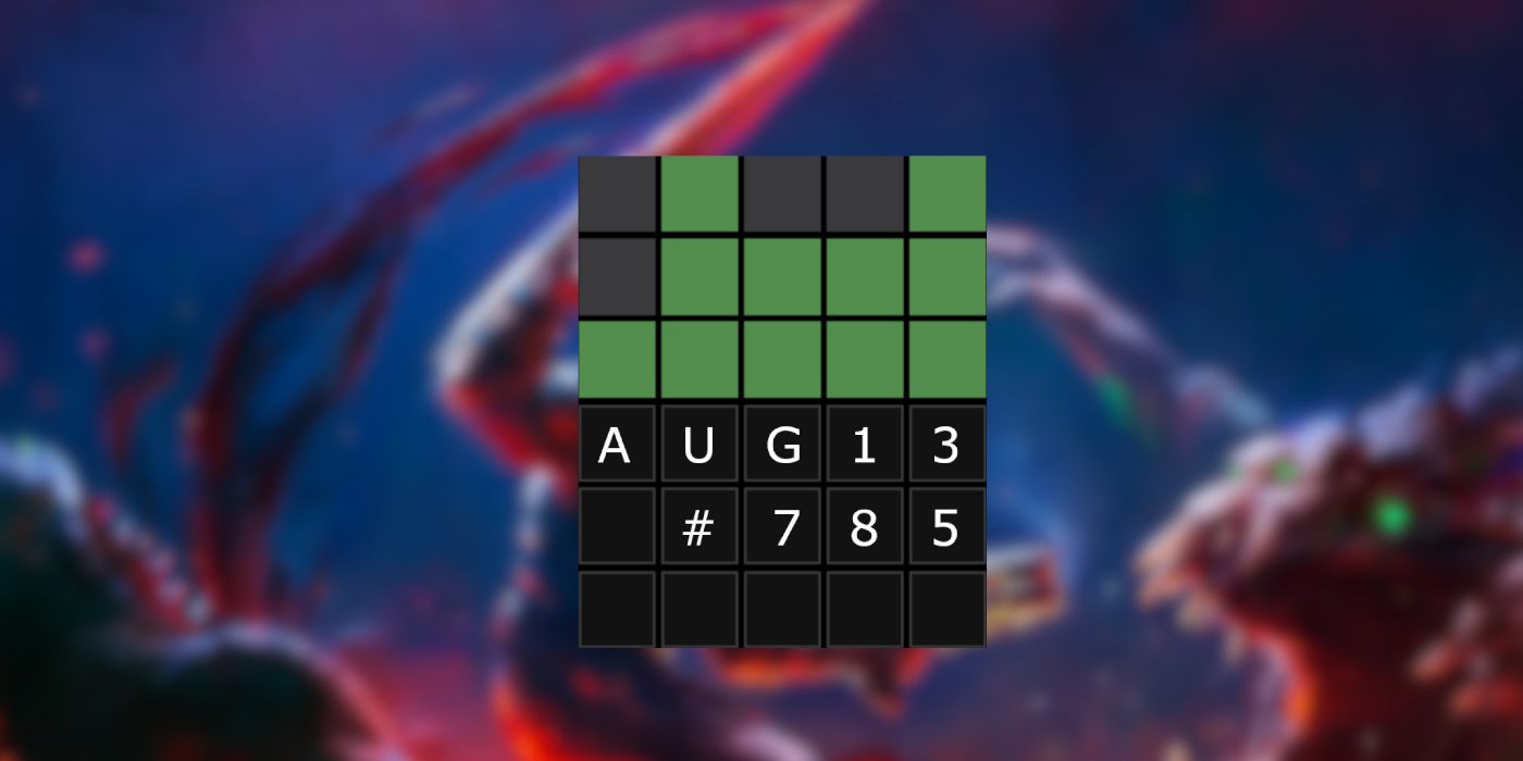 Wordle Solution & Clues for August 13, 2023 (Puzzle #785)