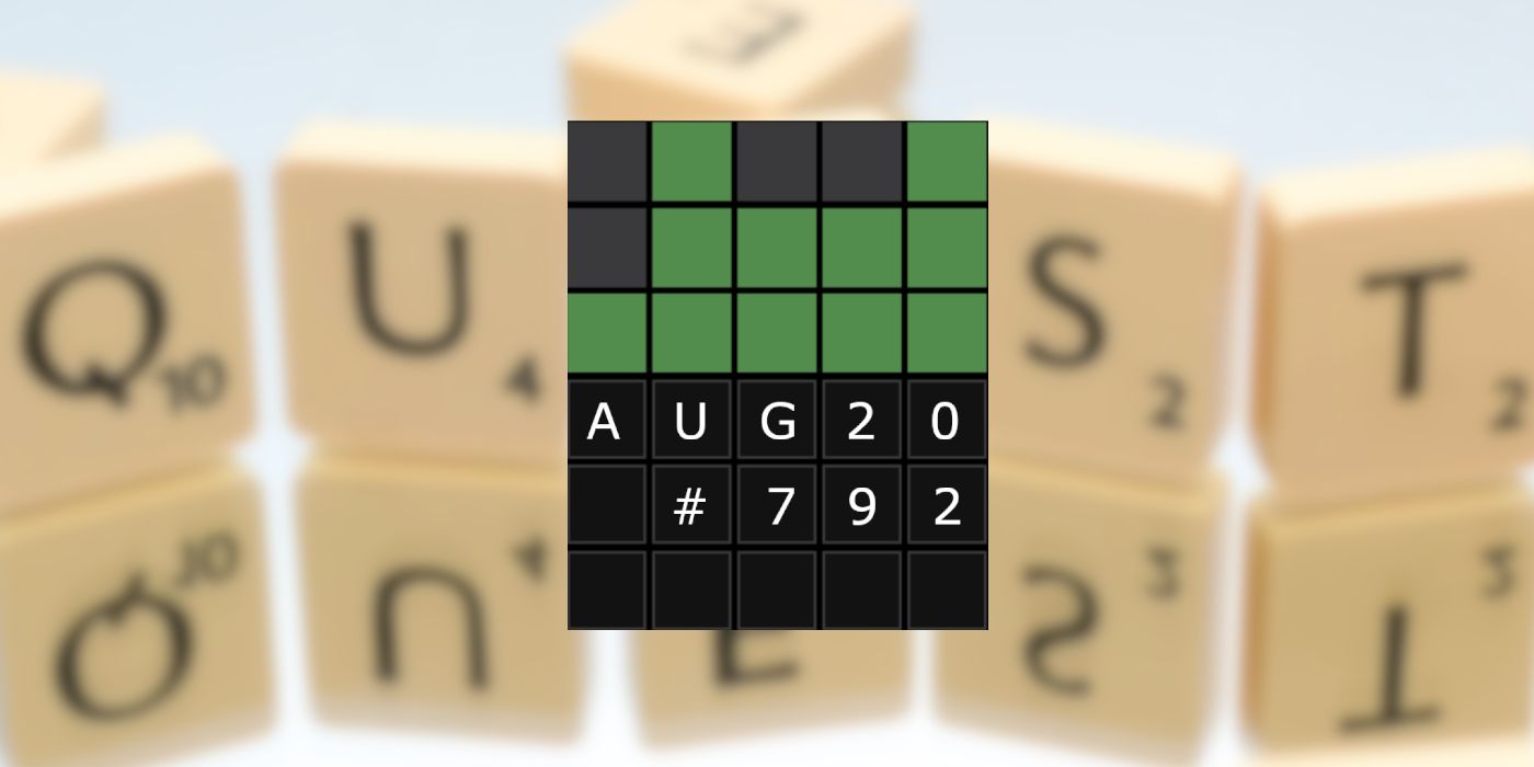 Wordle Solution & Clues for August 20, 2023 (Puzzle #792)