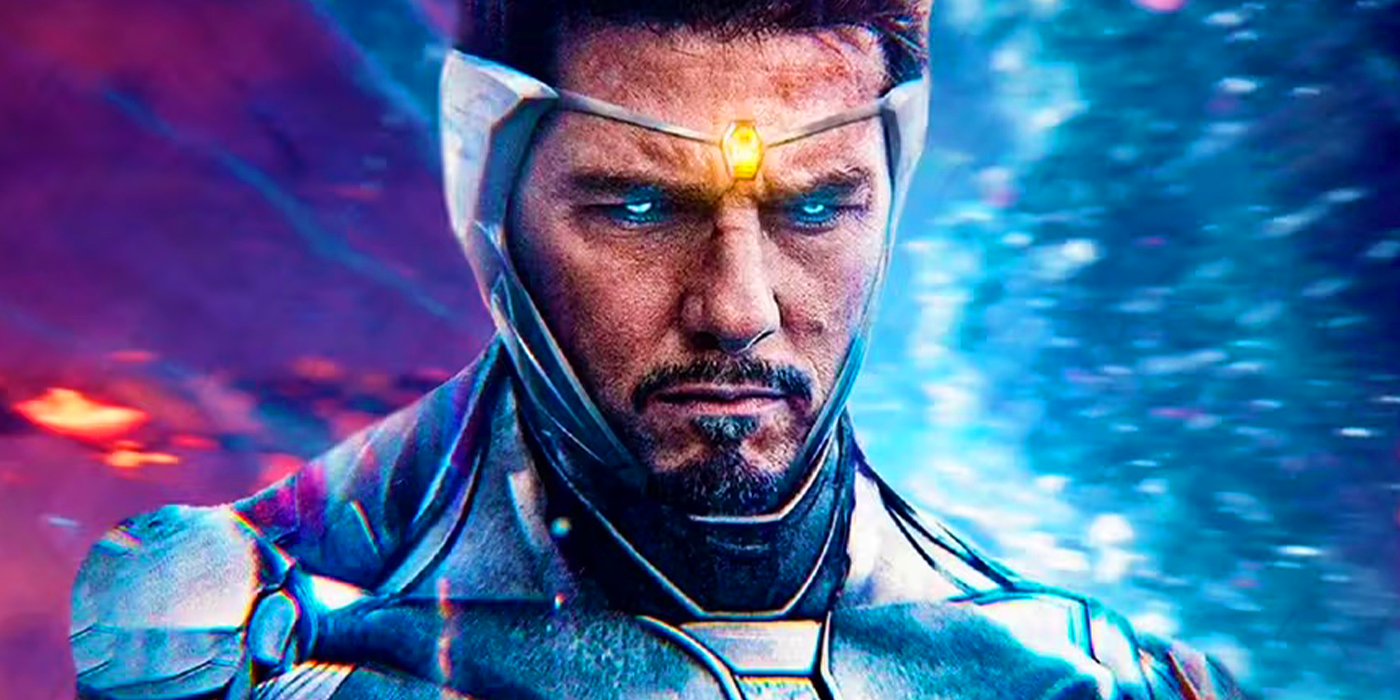 Tom Cruise as Superior Iron Man in MCU fan art