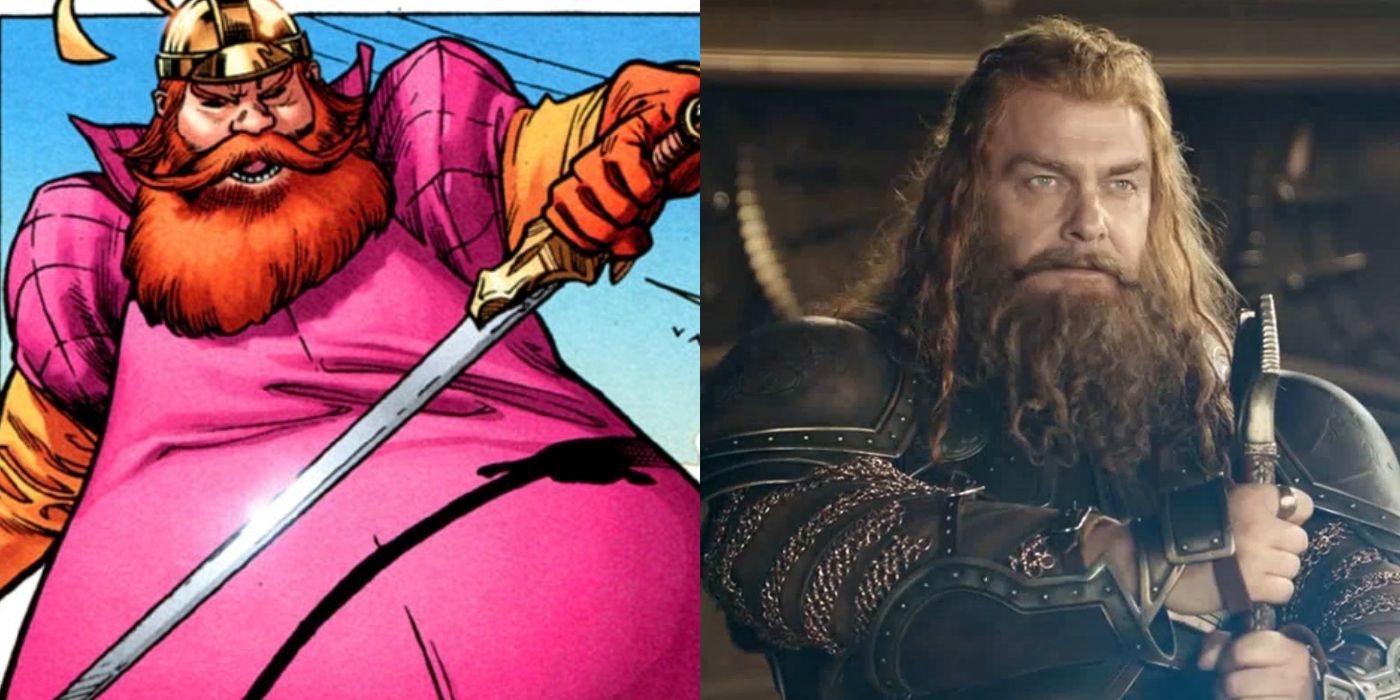 Marvel Comics vs MCU: Volstagg.