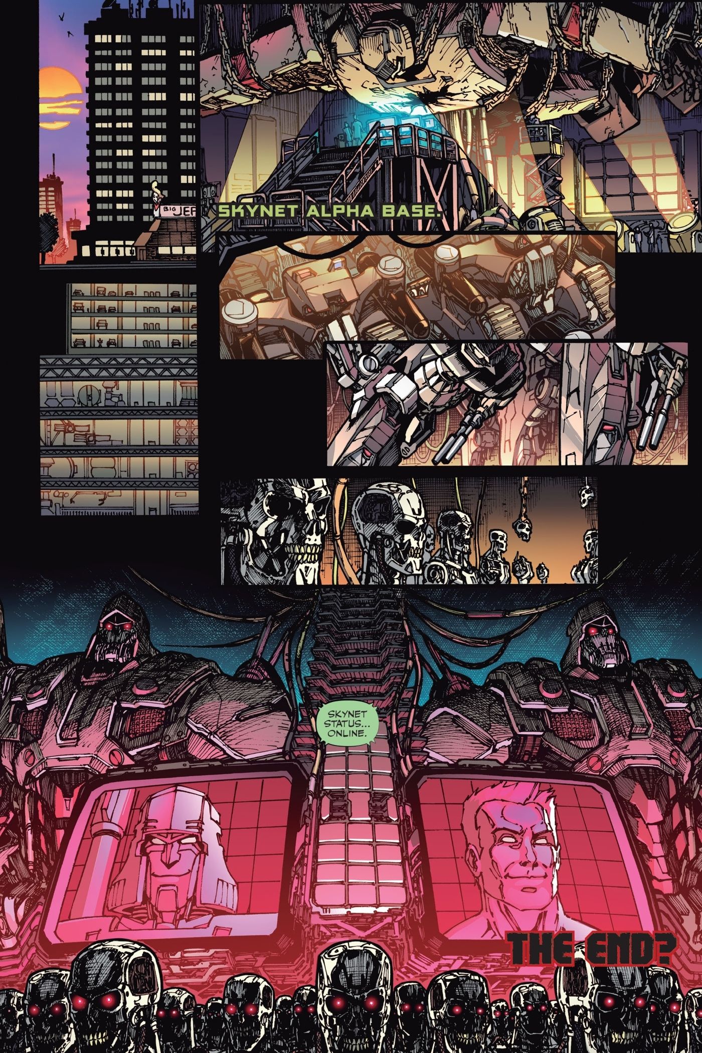 Terminator using Transformers to build an army.