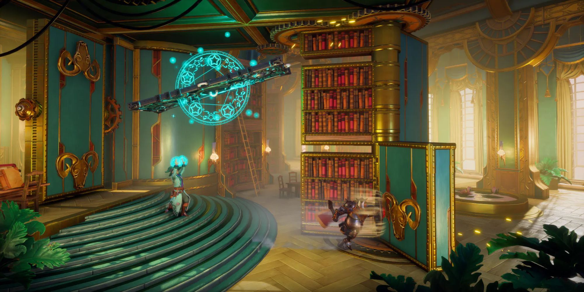 Trine 5- A Clockwork Conspiracy Review amadeus and pontius puzzle solving