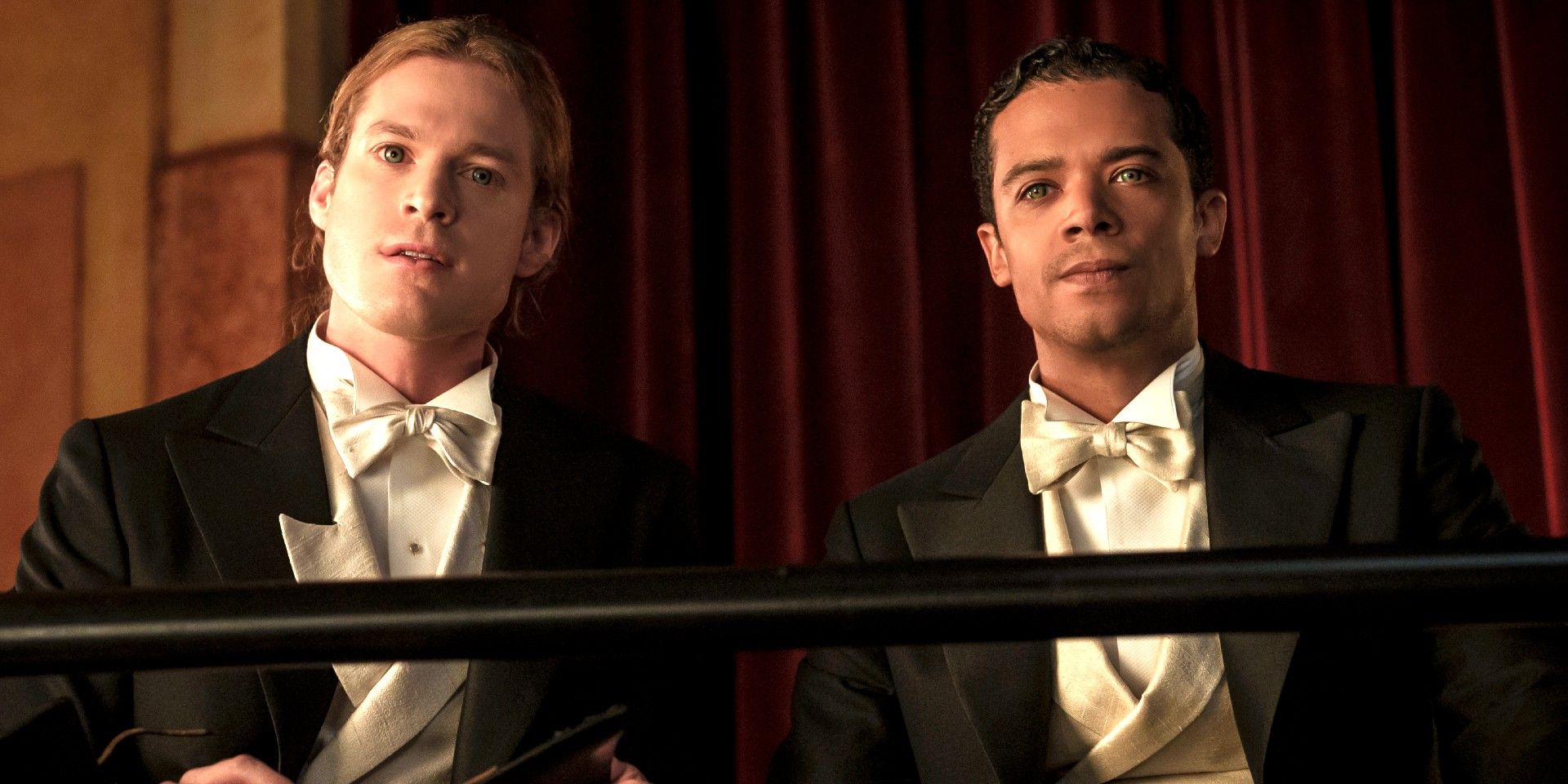Two characters played by Sam Reed and Jacob Anderson from the show Interview with the Vampire