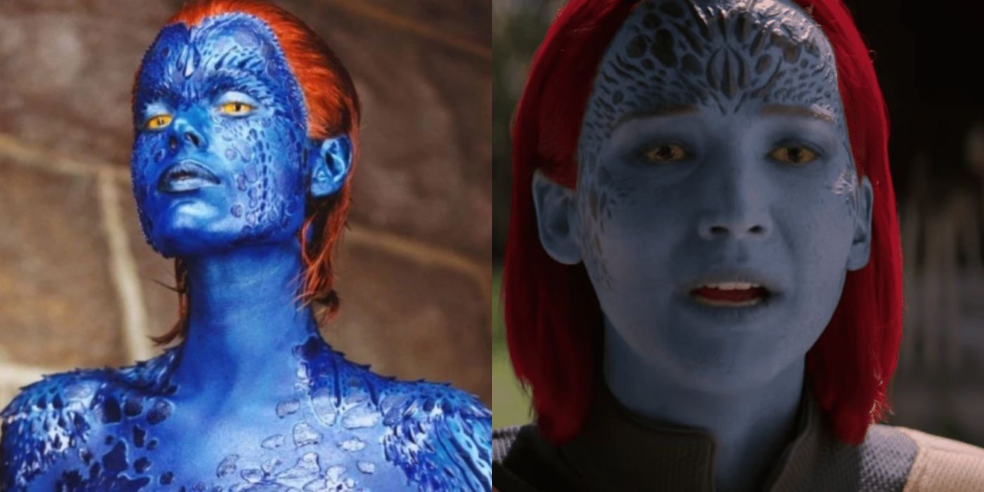 Two live-action Mystique actors in Fox X-Men movies