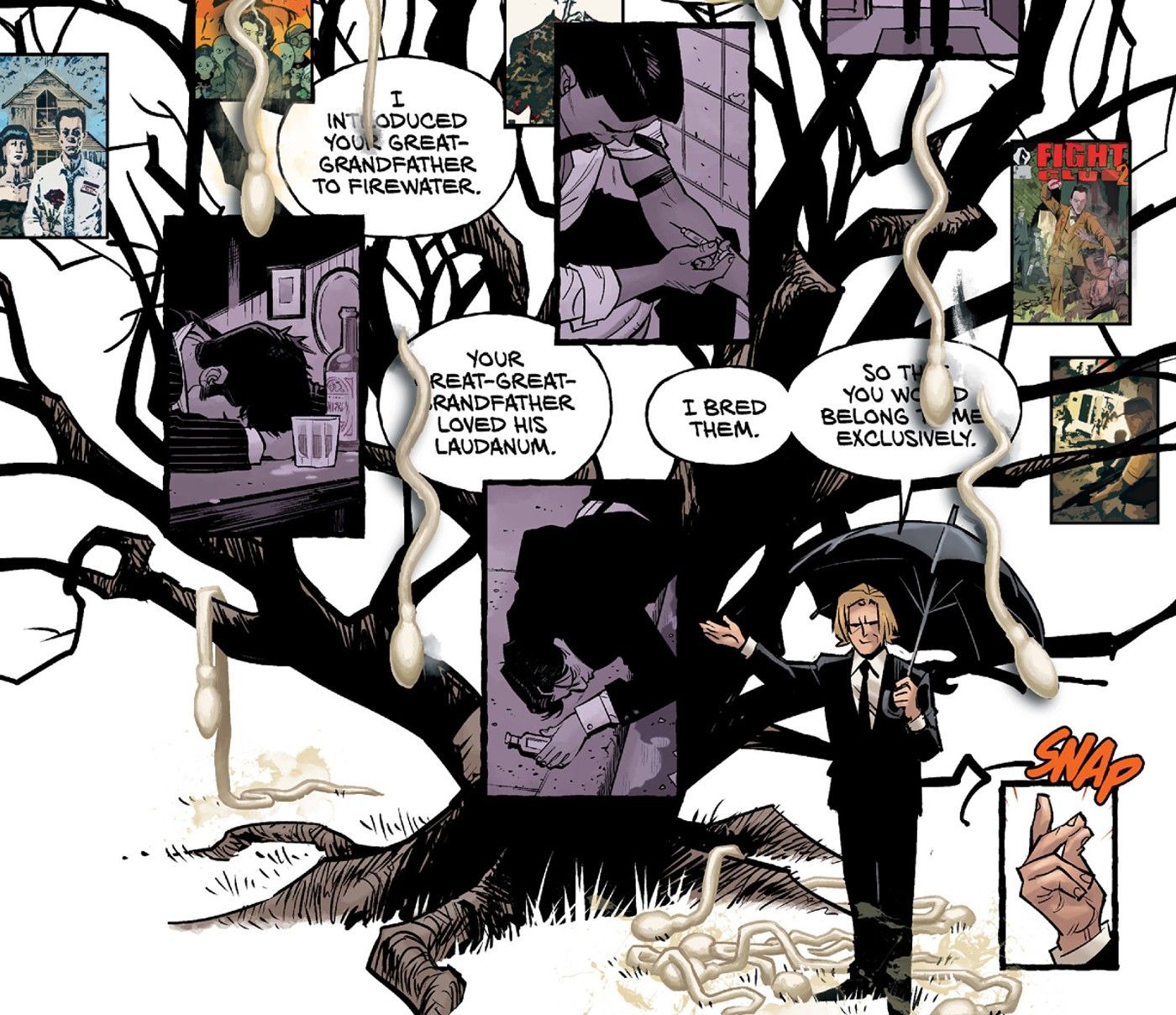 Tyler Durden explains his existence in Fight Club 2