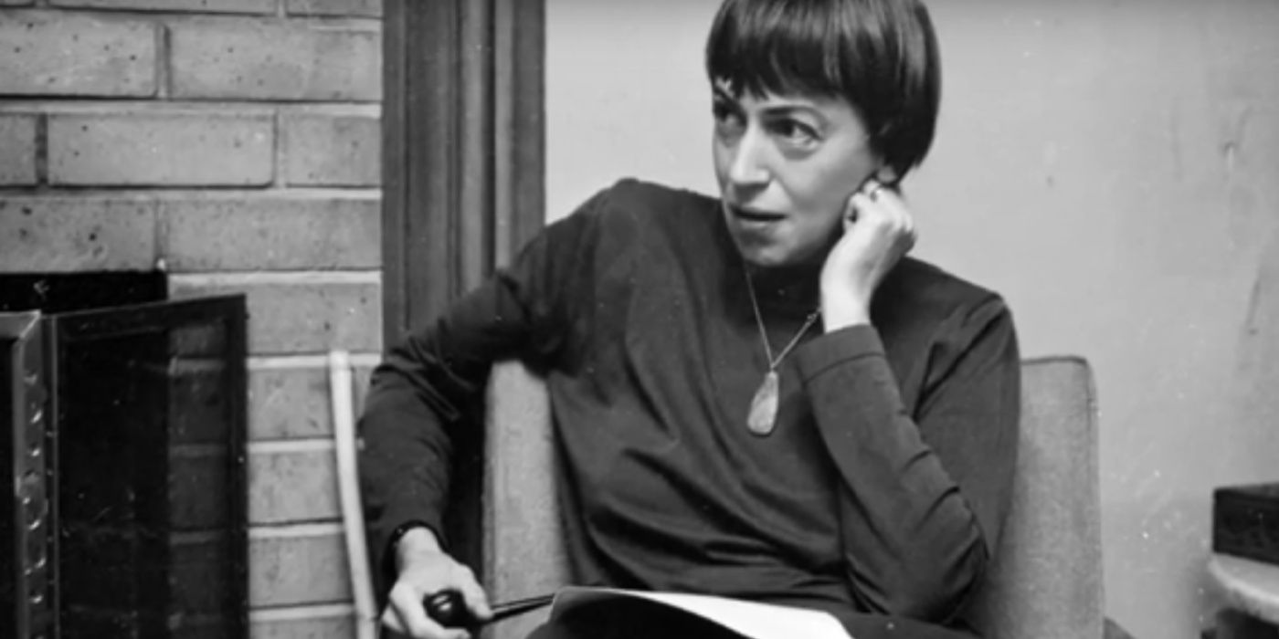 Ursula Le Guin looking serious in a photo