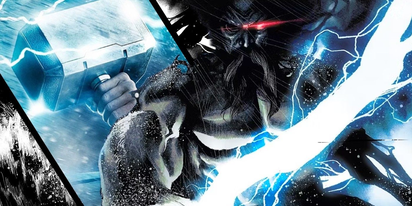 Utgard-Thor, Toranos, empunhando uma versão massiva do Mjolnir