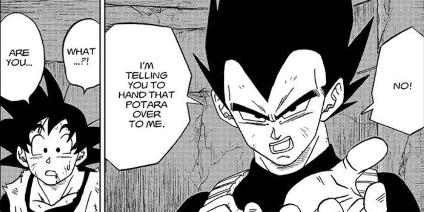 Vegeta tells Goku to Become Vegito
