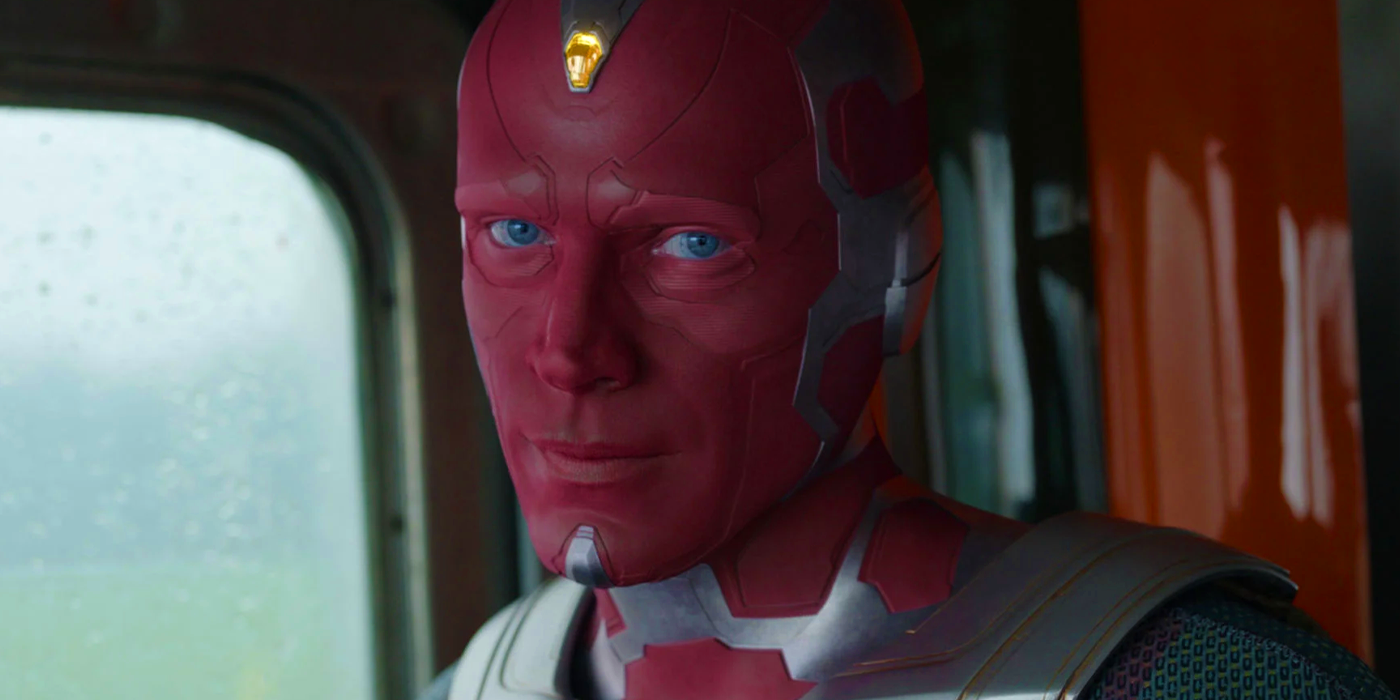 Vision speaking to camera in WandaVision