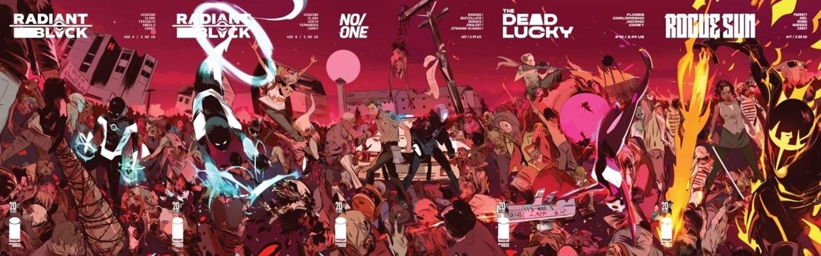 Image Walking Dead anniversary variants Stefan Simeone 5-cover set