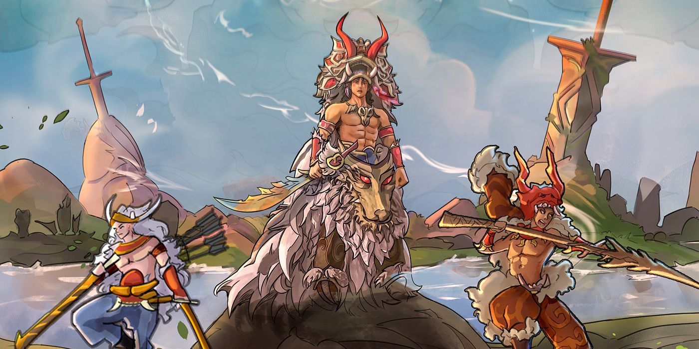 Warrior King Animated Poster