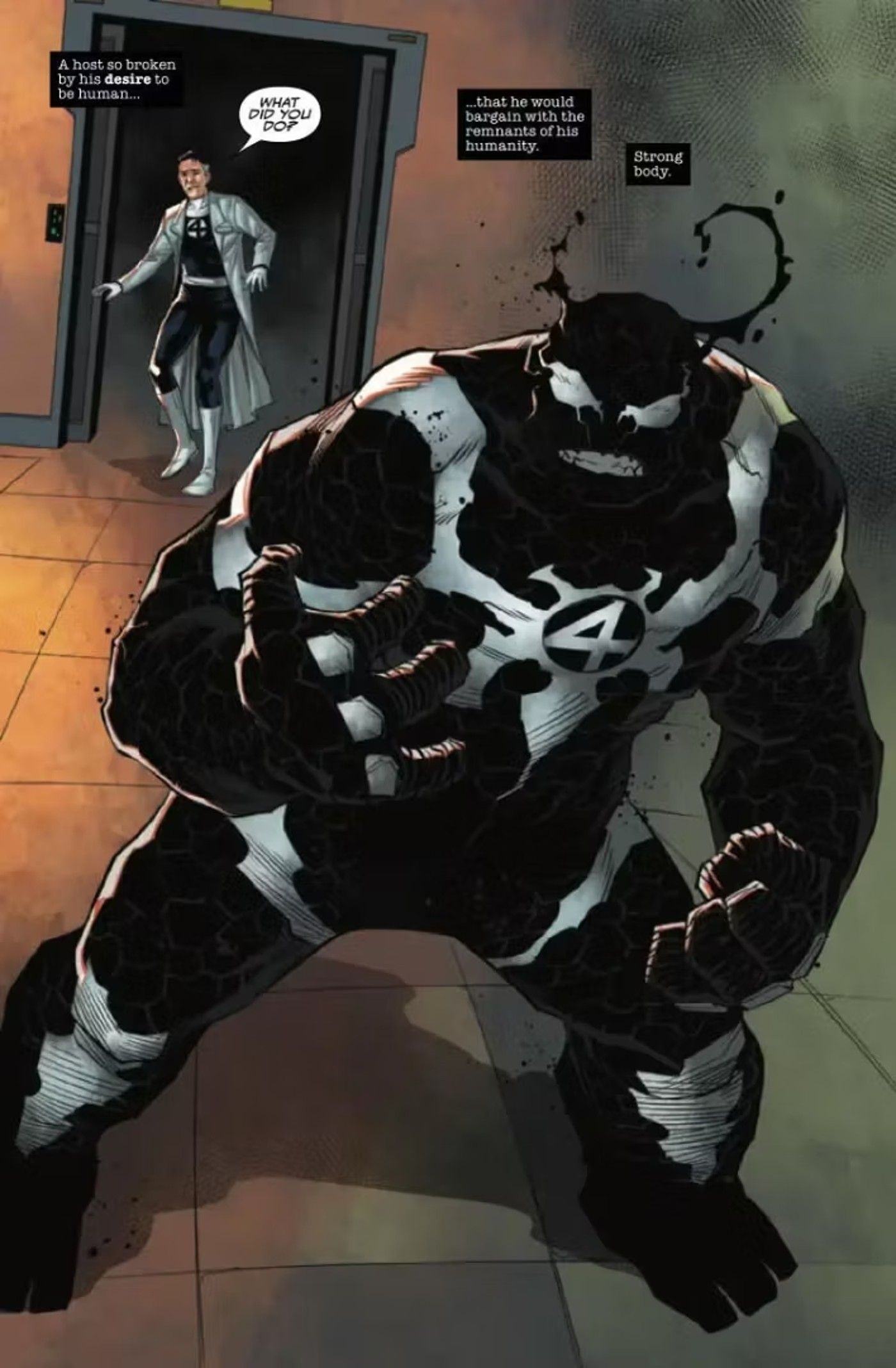 Fantastic Four's Thing Officially Becomes The New Venom In Brutal Redesign