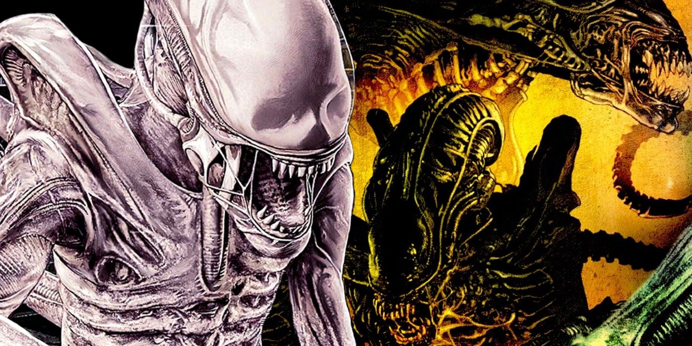white xenomorph alien