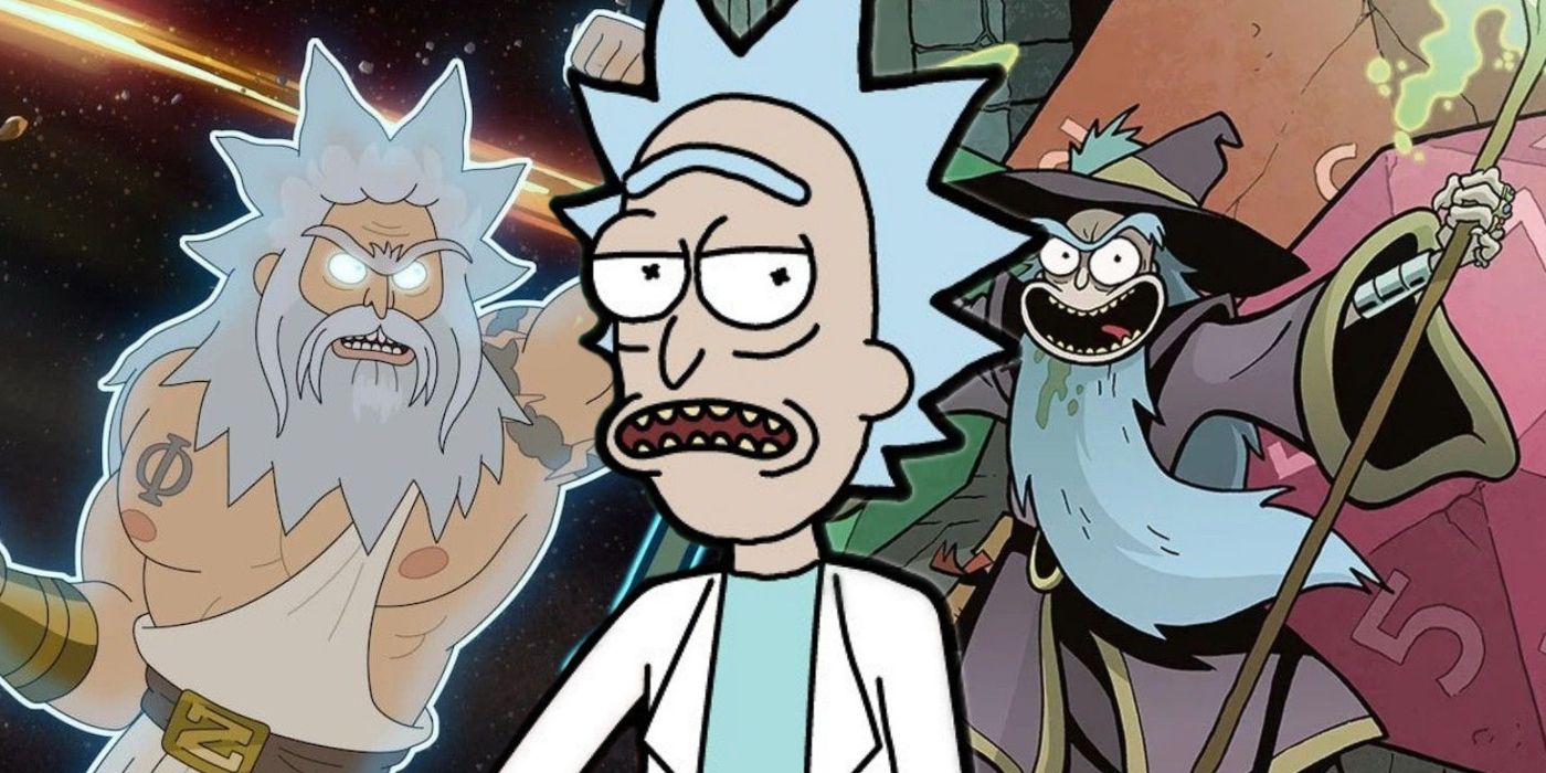 Rick and Morty: Rick with Reggie and D&amp;D Rick.