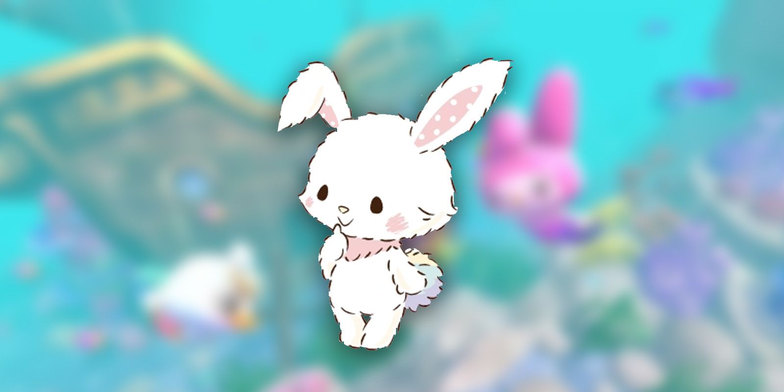 Soft white bunny Wish Me Mell