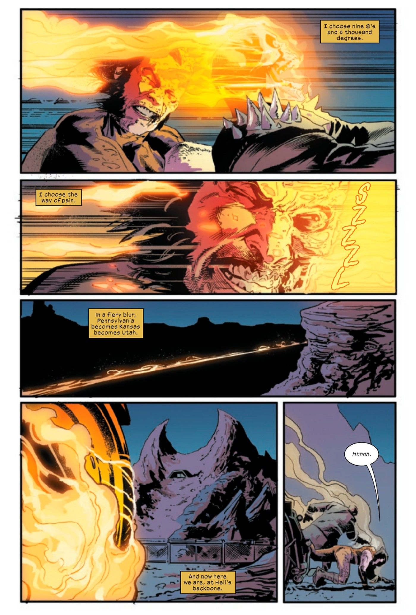 wolverine 36 comic preview cover ghost rider page 2