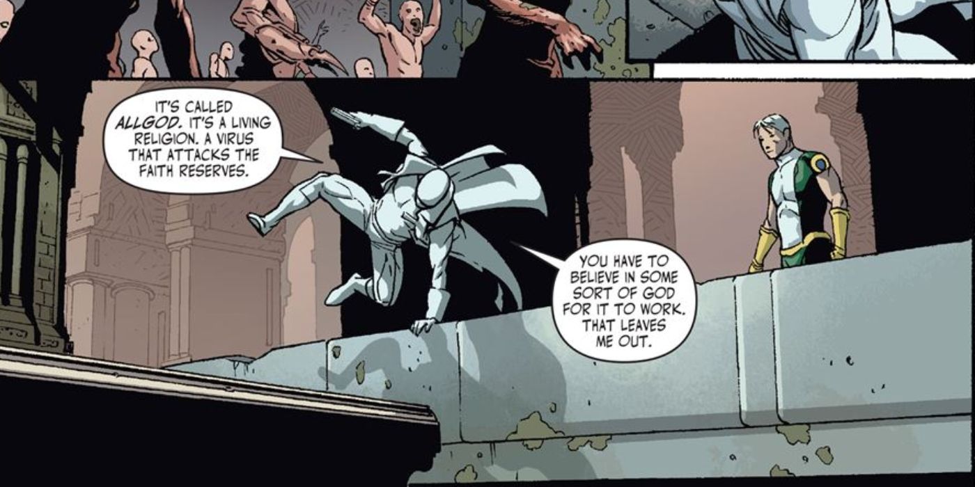 Allgod explained in Marvel Comics.
