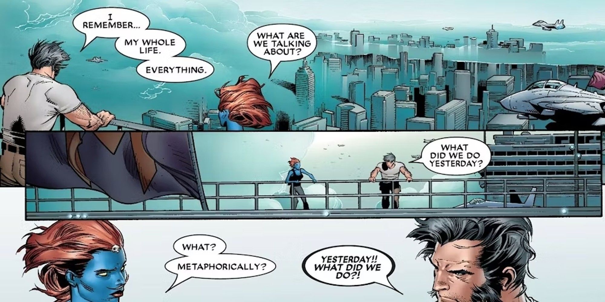 Wolverine recupera suas memórias em House of M #3