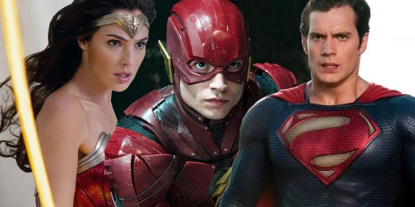 Wonder Woman The Flash and Superman in the DCEU