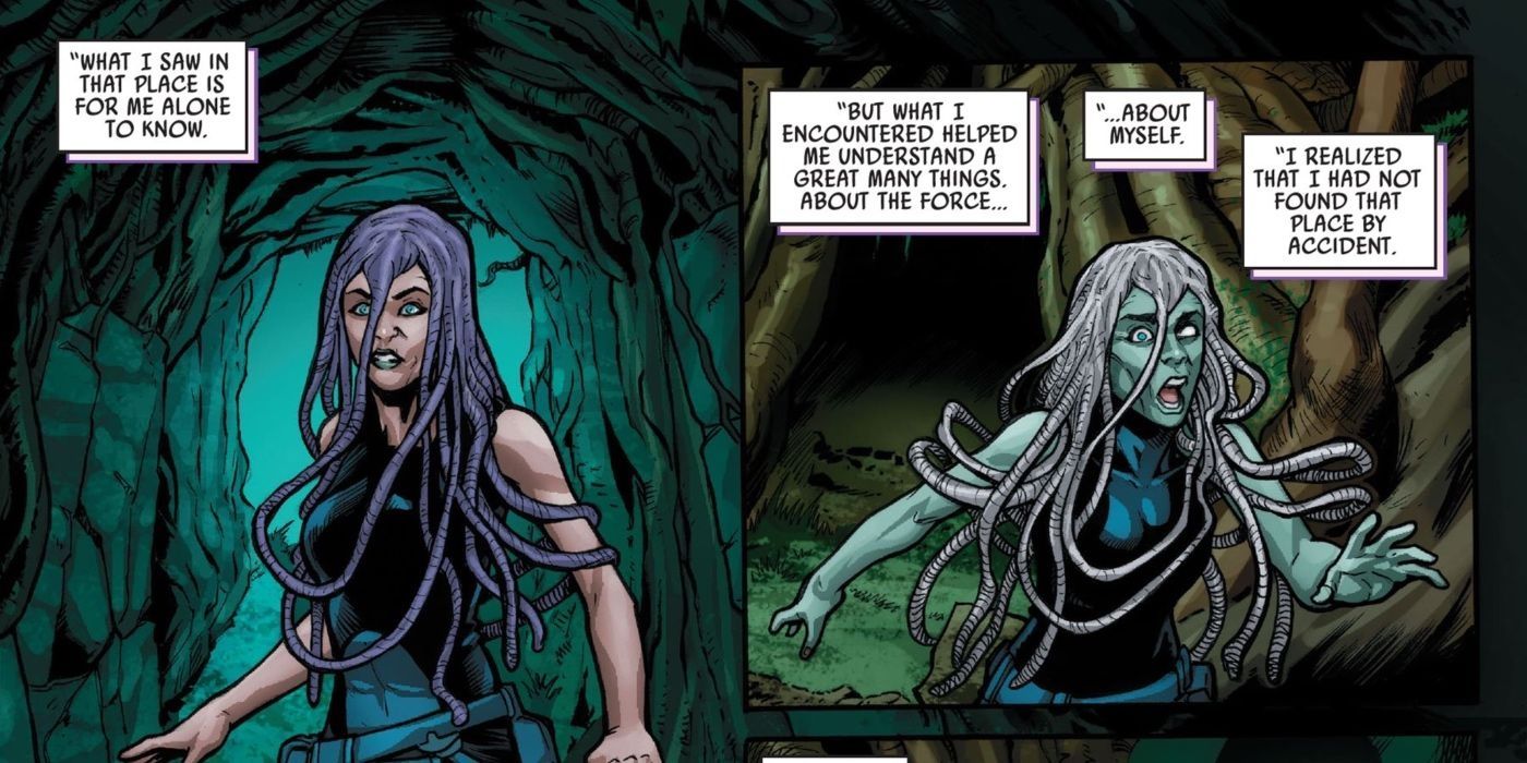 Star Wars' Madelin Sun corrupted by the Dark Side Cave.