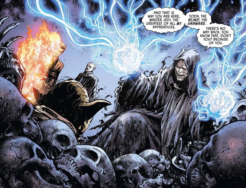 yoda vs emperor palpatine star wars