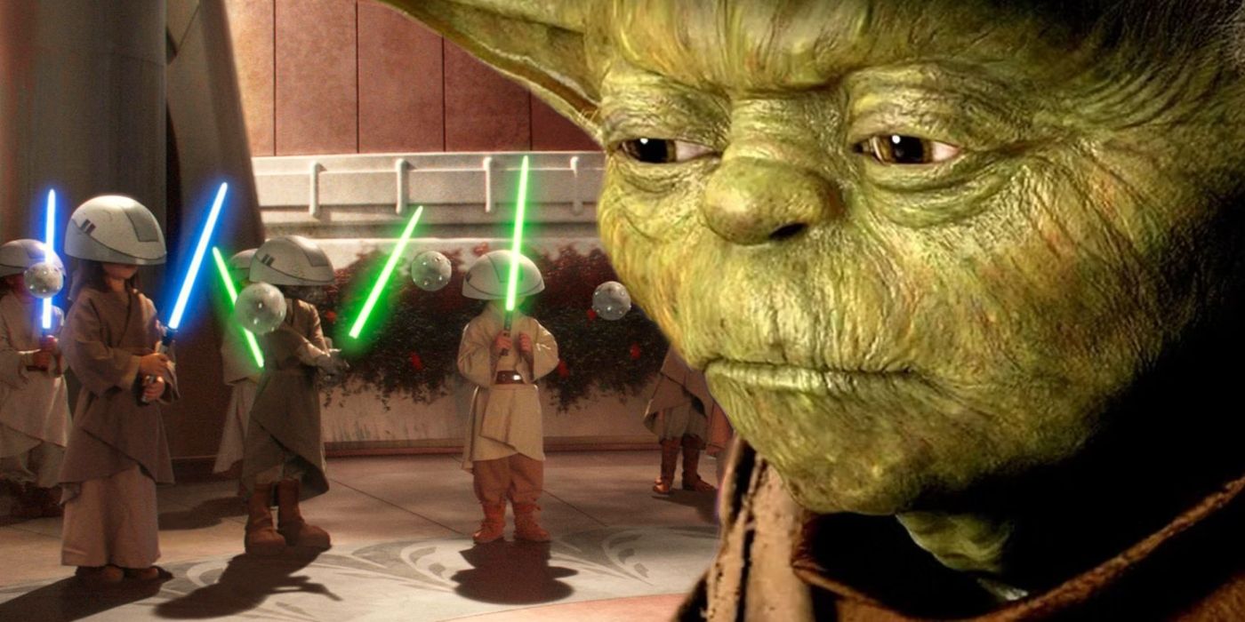 Yoda and younglings. 