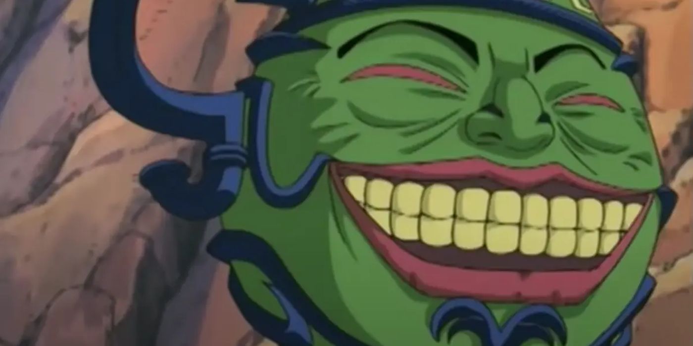 The Pot of Greed card from Yu-Gi-Oh's anime.