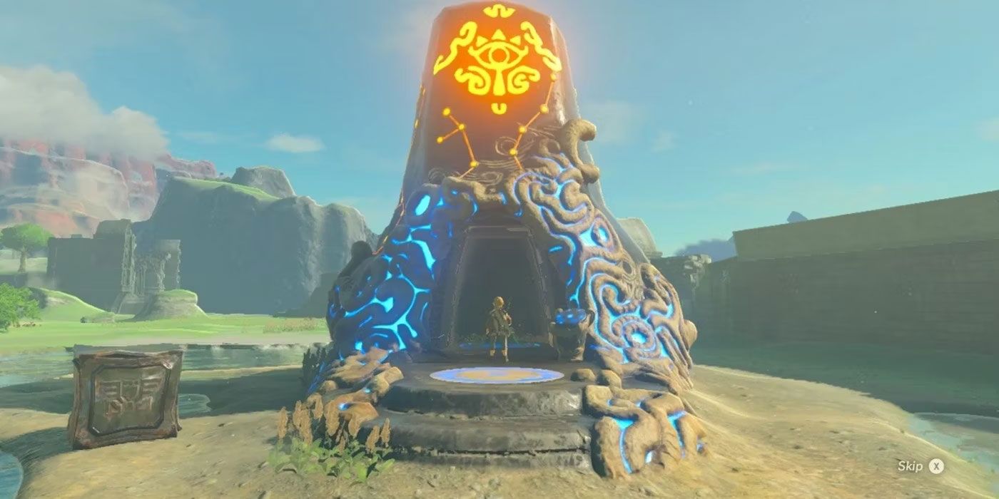 Zelda: TOTK ancient shrine.