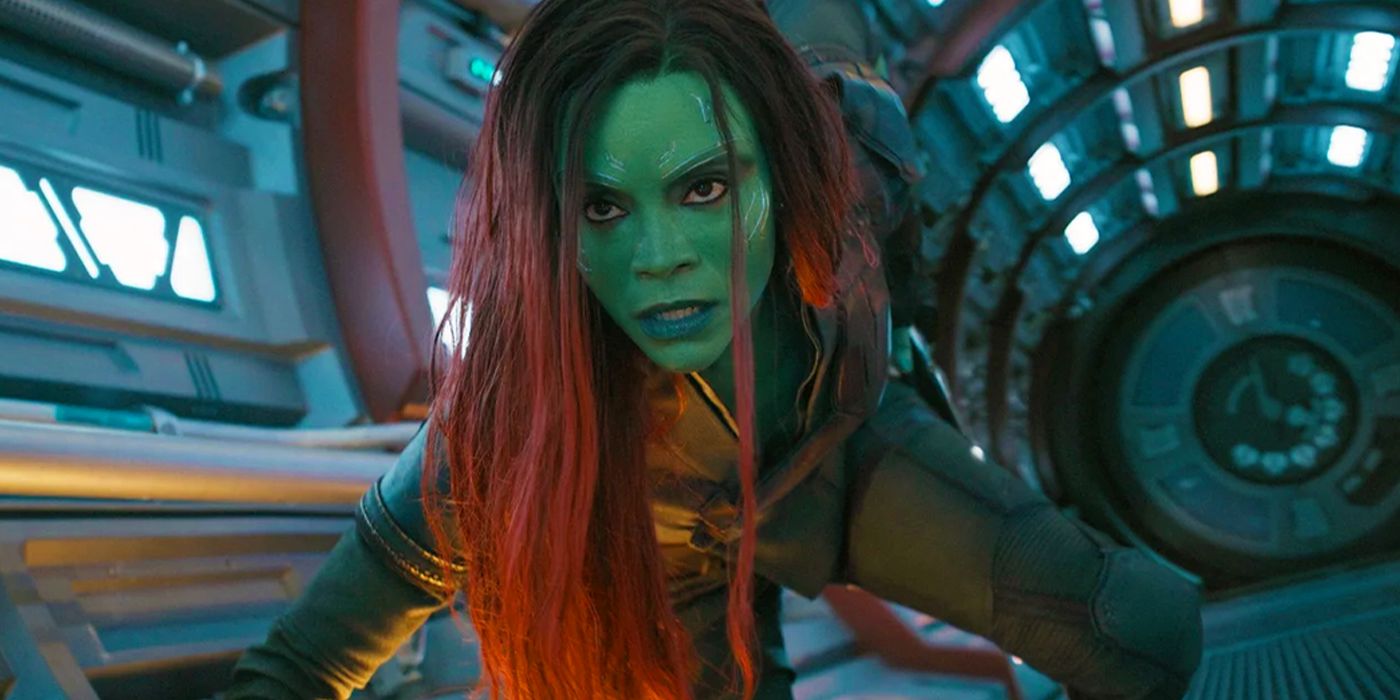 Zoe Saldana as Gamora in the MCU