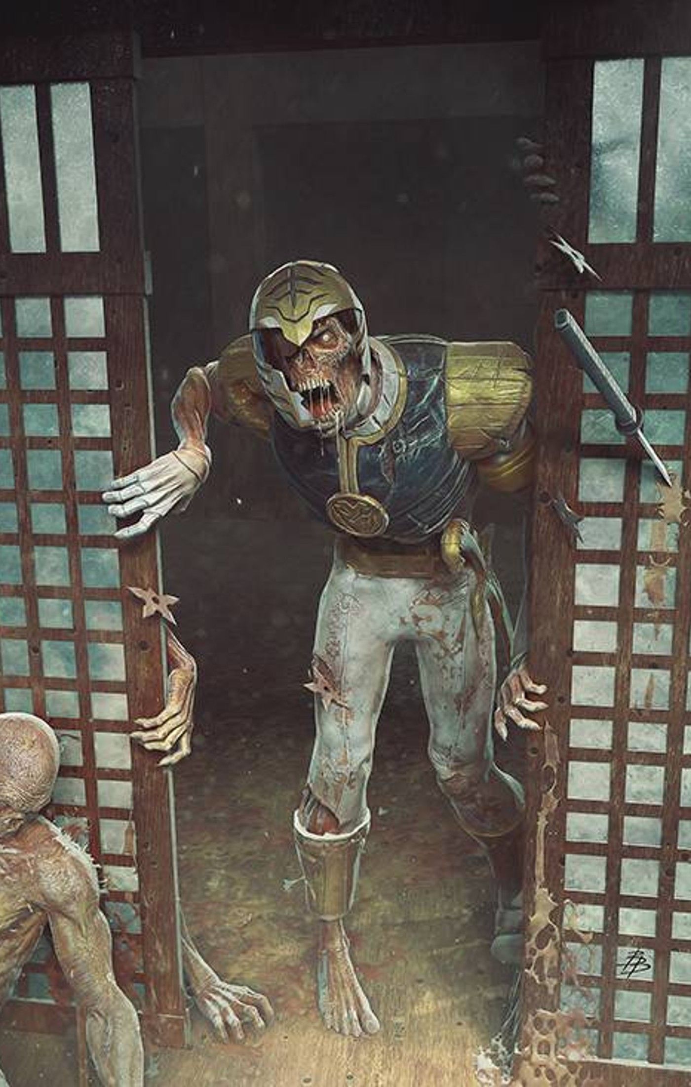 Zombie White Ranger in Mighty Morphin Power Rangers #113