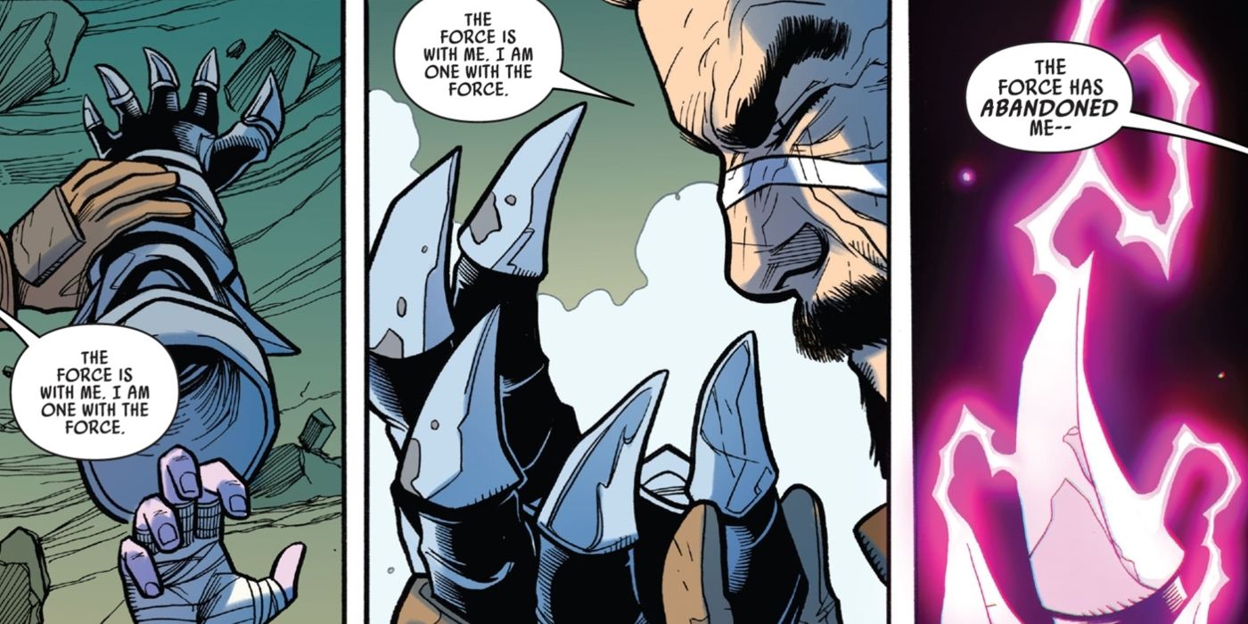 Jedi being corrupted by a Sith artifact.