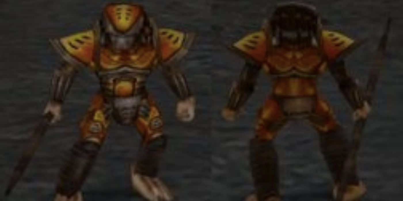 Predator&rsquo;s Vy’drach suit of armor.