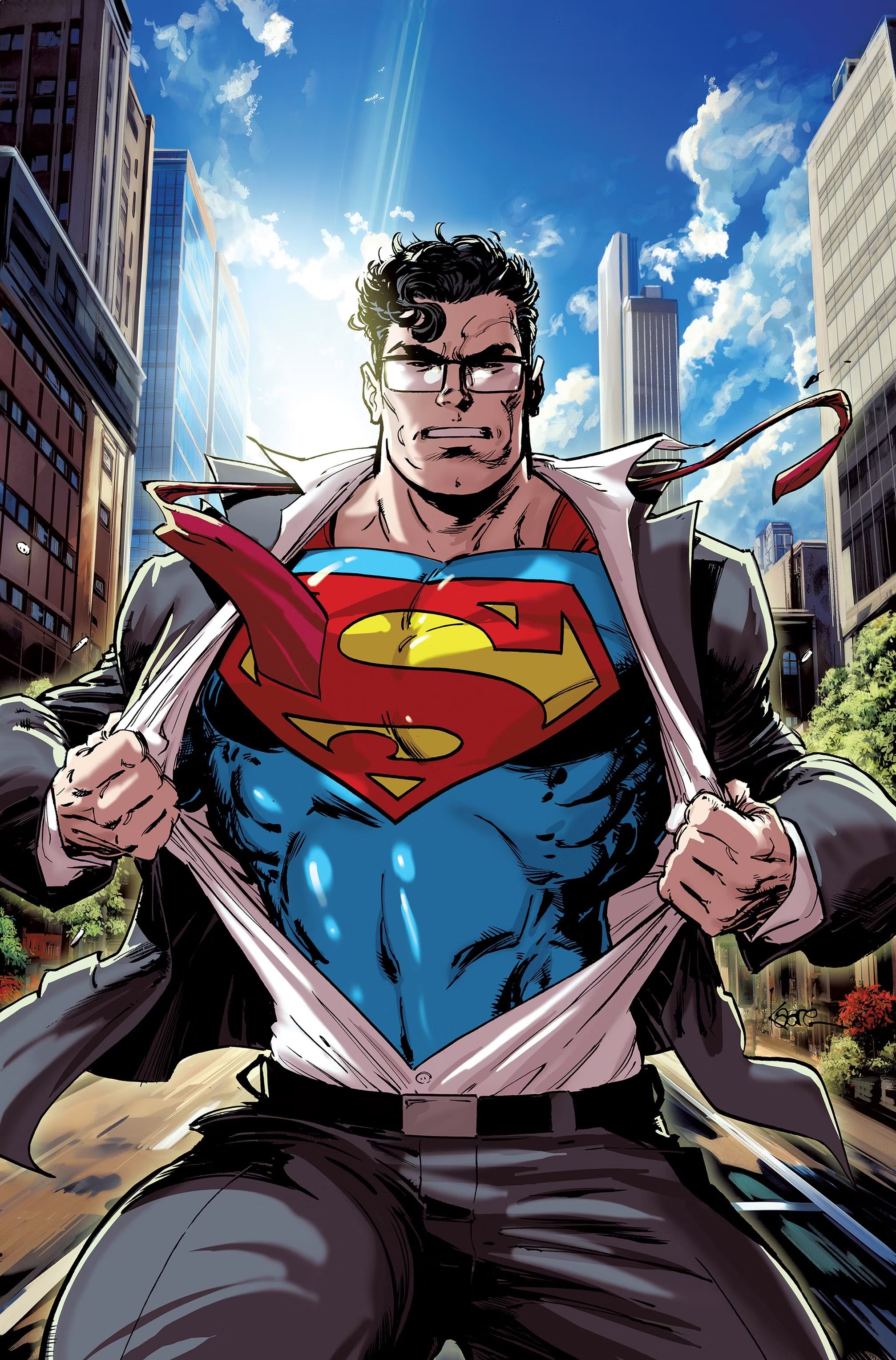 Action Comics 1060 Variant Superman Opening Shirt