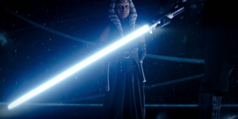 Ahsoka Confronted By Anakin's Lightsaber in the World Between Worlds
