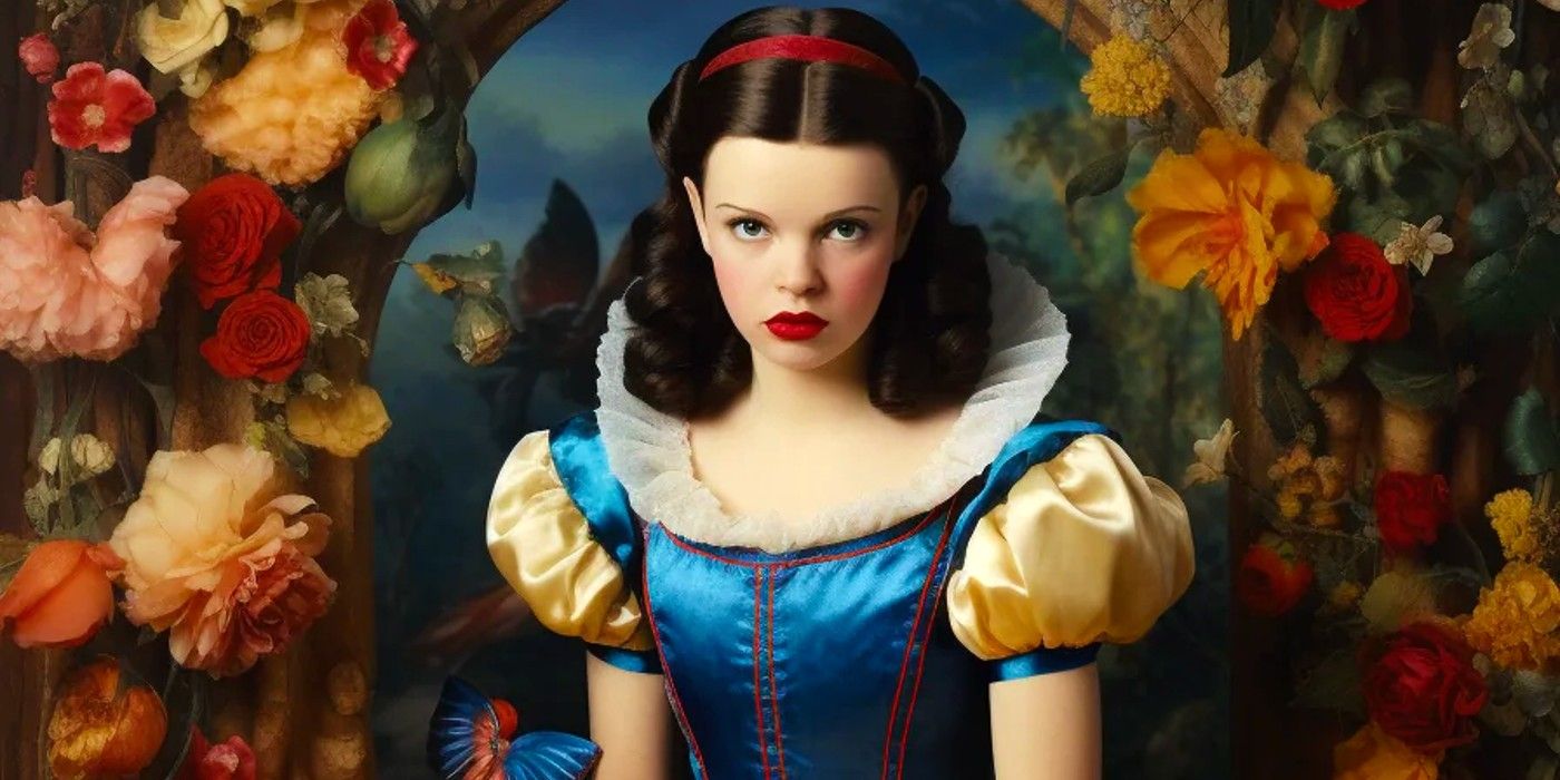 AI art of live action Snow White from 1937