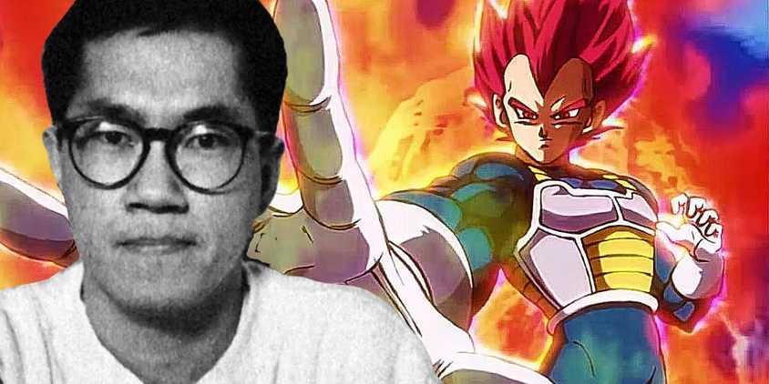 Akira Toriyama and Vegeta