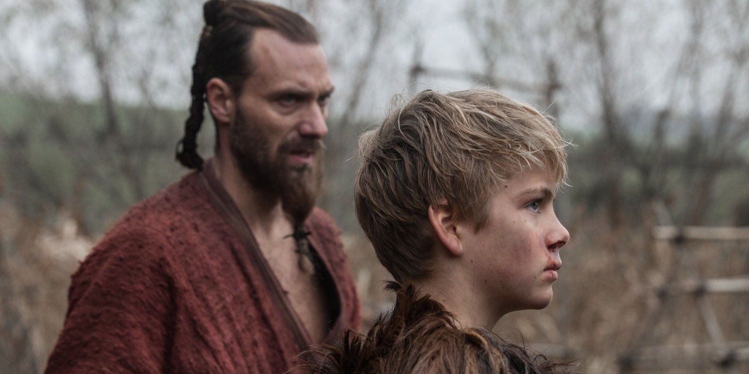 An image of Kjartan and his son Sven in The Last Kingdom